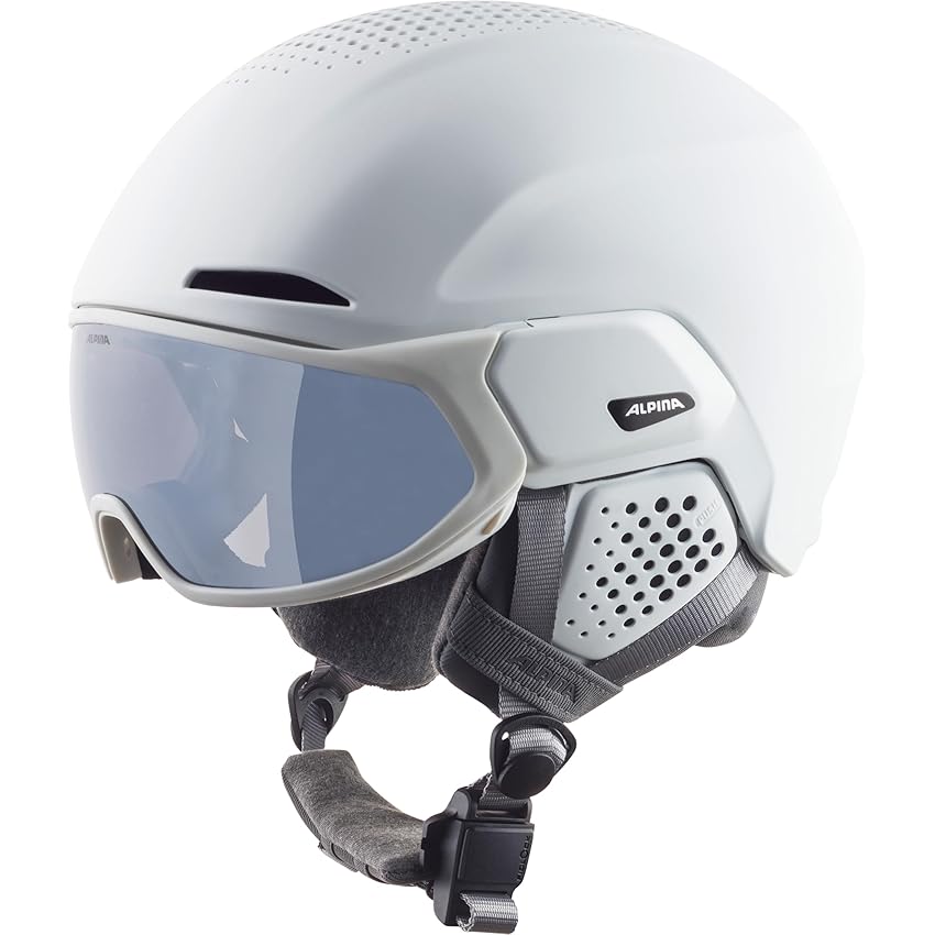 ALPINA Alto Q Lite, Casco da Sci Unisex Adulto, White Matt, 51-55 cm