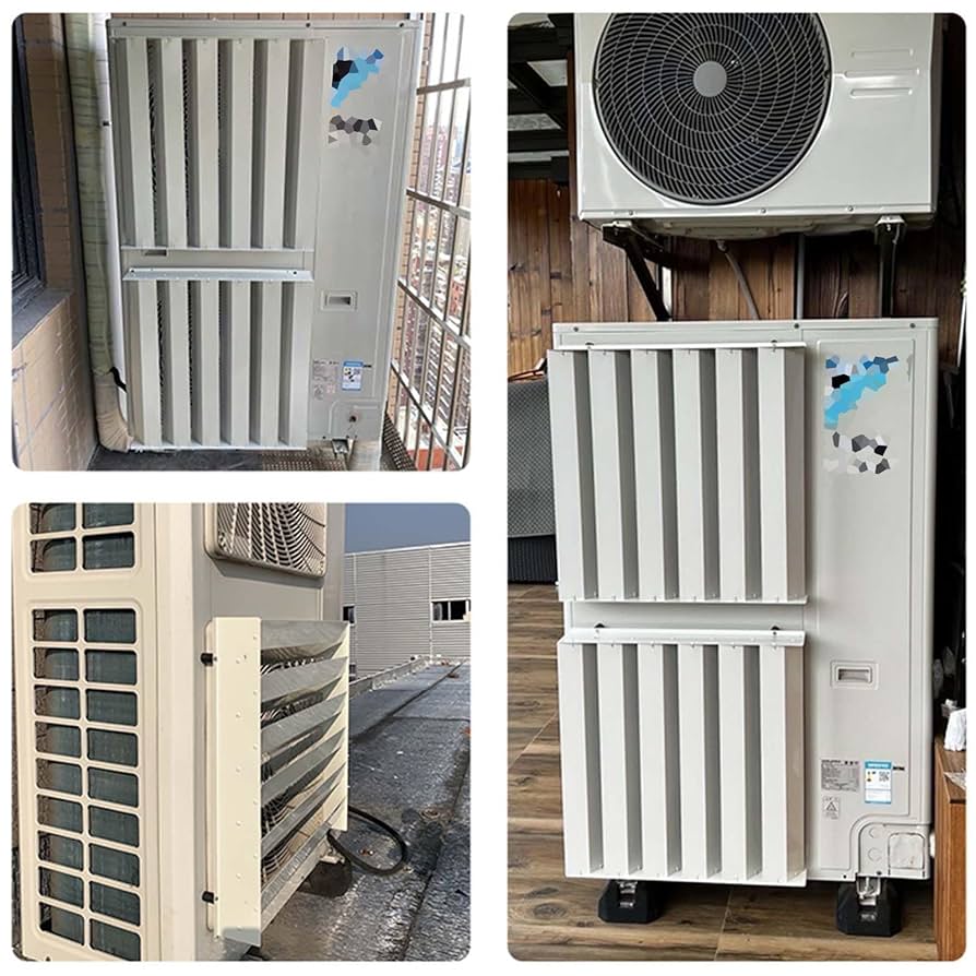 Amazon.co.jp: 室外機 ルーバー 室外エアコンの空気排出向け防風