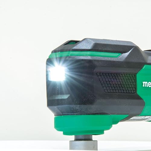 Miniatura 8 de Metabo HPT Multiherramienta oscilante MultiVolt de 18 V  Solo herramienta - Sin batería  Corte de alta velocidad  Baja vibración y ruido  Garantía