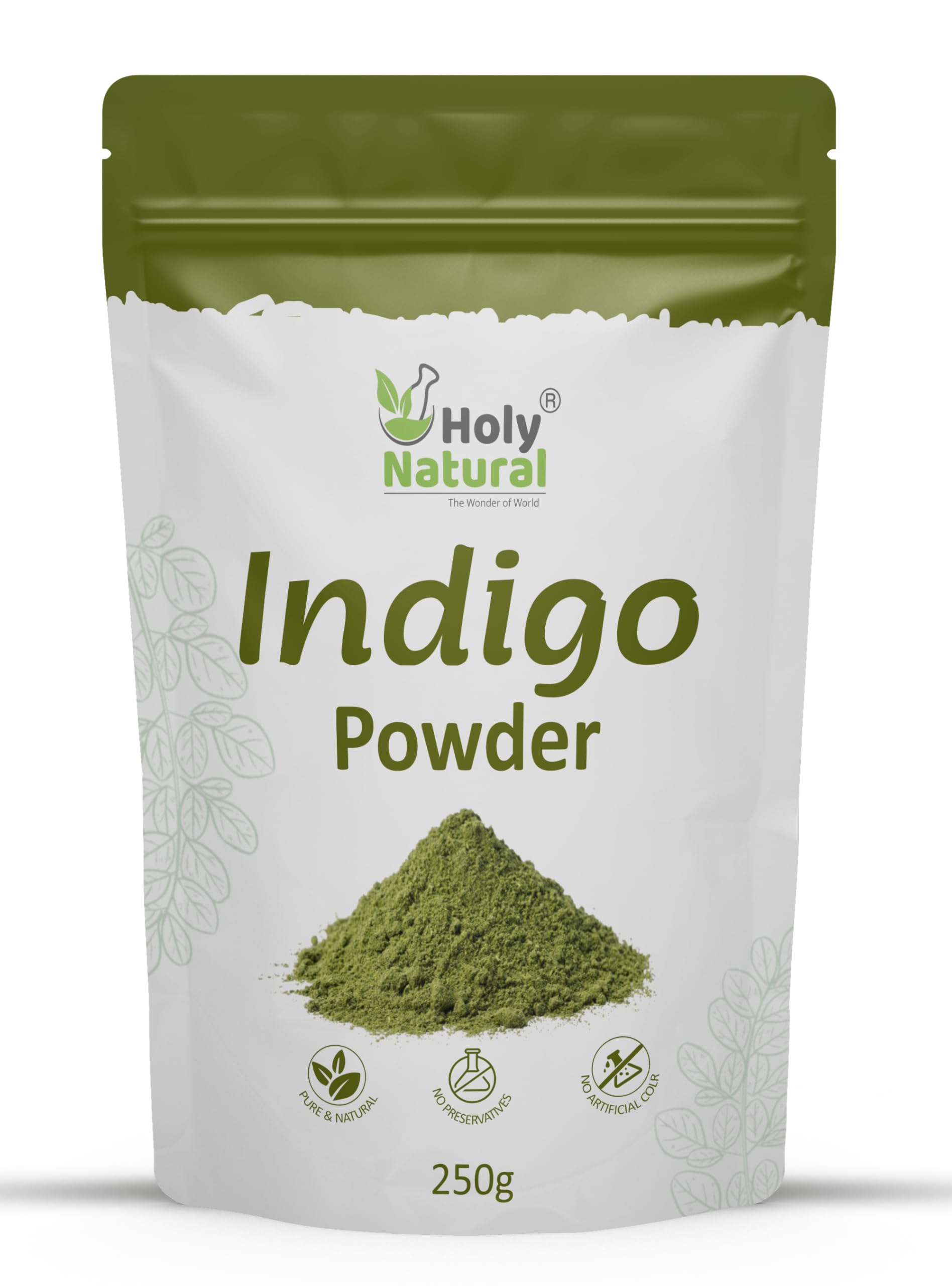 Holy Natural Indigo Powder - 250 GM | For Hair Coloring | Natural Dye For Healthy Hair-picture-15