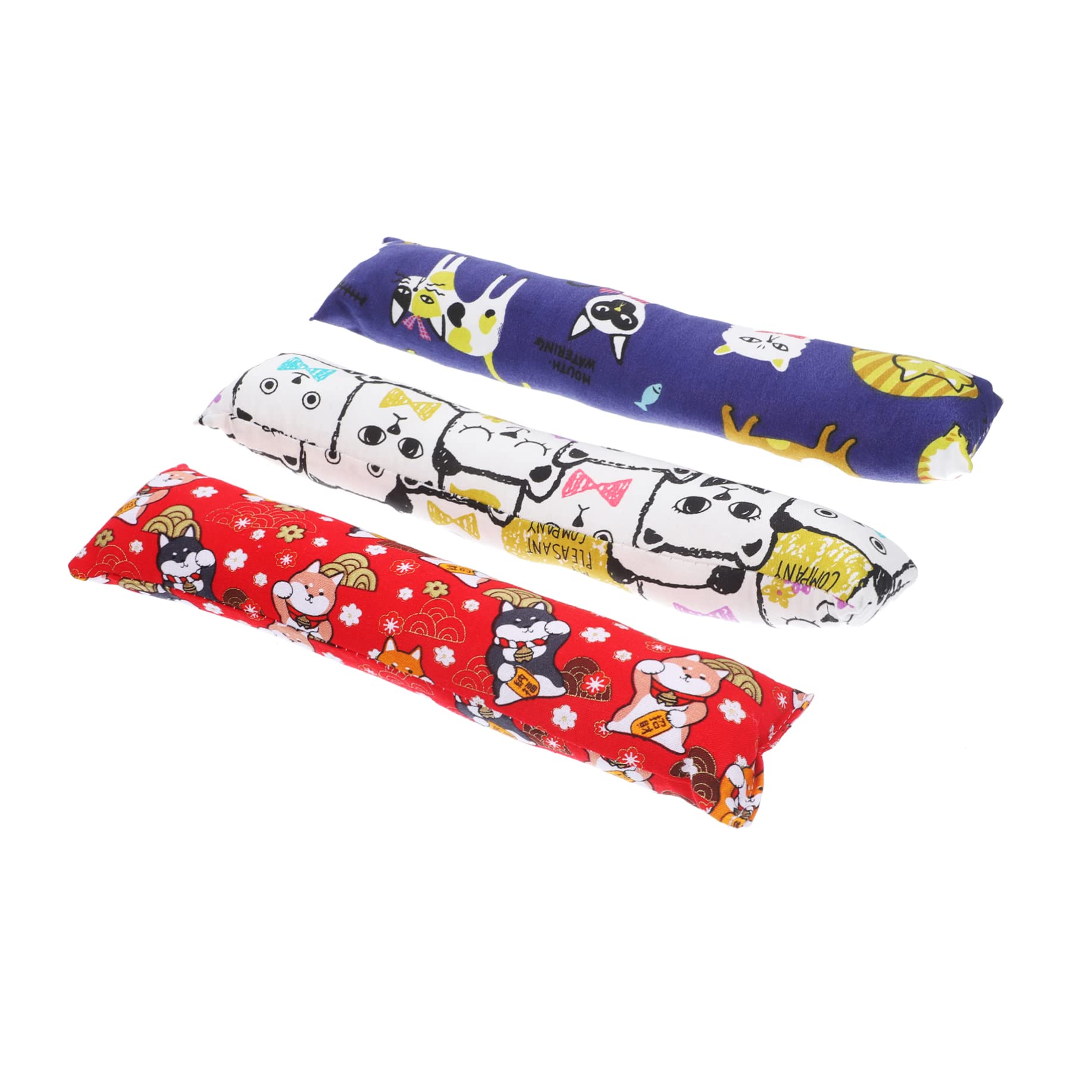 POPETPOP Jouets pour Chatons 12 Pièces à Chat Jouets à Mâcher pour Chat Jouets De Dentition Jouet pour à Mordre pour Chat Remuer Chat Peluche Flanelle Chaton