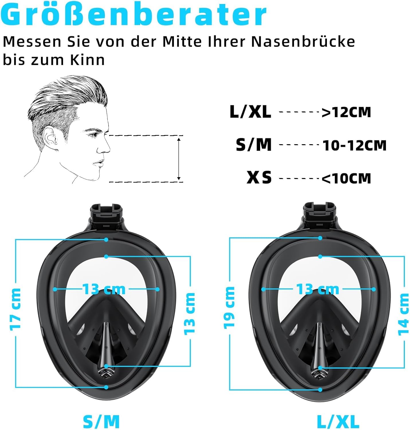Maschera subacquea