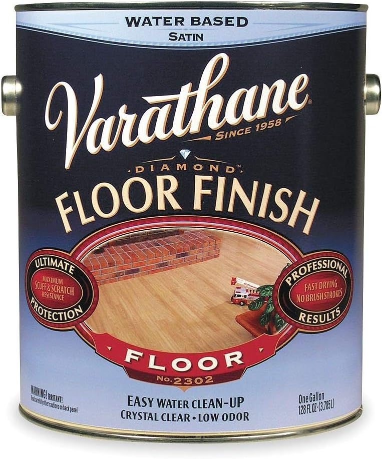 1gal. Clear SemiGloss WaterBased Floor Polyurethane (2Pack