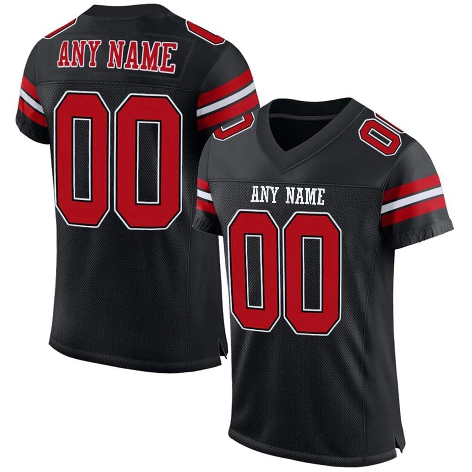 Maglietta di Football Americano Personalizzata | per Uomo, Donna e Bambino | con Il Tuo Nome e Numero | Stile Sportivo a Maniche Corte