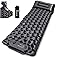 OneTigris Sleeping Pad, Ultralight Camping Sleeping Pad with Pillow Built-in Foot Pump Inflatable Sleeping Mat Compact for Ca
