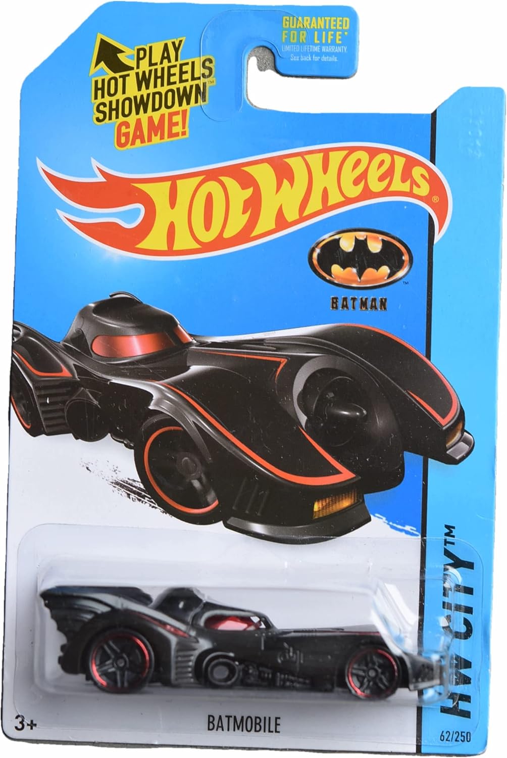 Hot Wheels Batmobile, City 62/250, Batman Batmobile