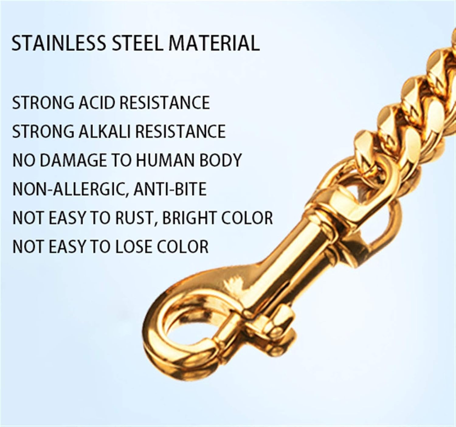 犬のリードロープヘビーステンレススチールO-リーシュ屋外トレーニングチェーンブラウンブラックPUレザーハンドルリーシュ中型および大型