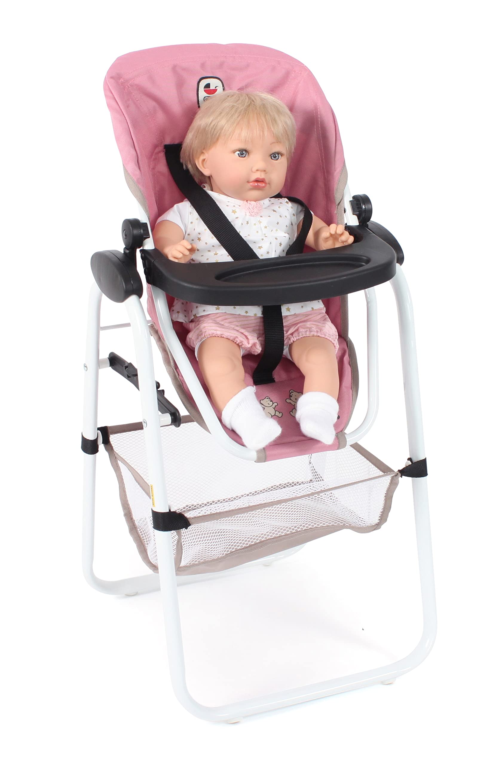 Seggiolone Per Bambole Bayer Chic - Grigio, Per Bambole Fino A 50cm - Foto 9