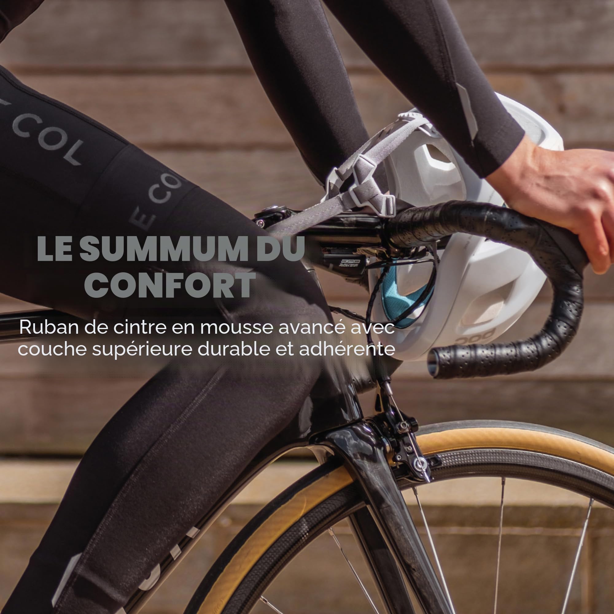 SILCA Cuscino guidoline vélo de route | Ruban adhésif super collant extra épais | 2,5 mm et 3,75 mm d'épaisseur | kit avec couvercle de pince papillon extra fin et bouchons d'extrémité en alliage-noir