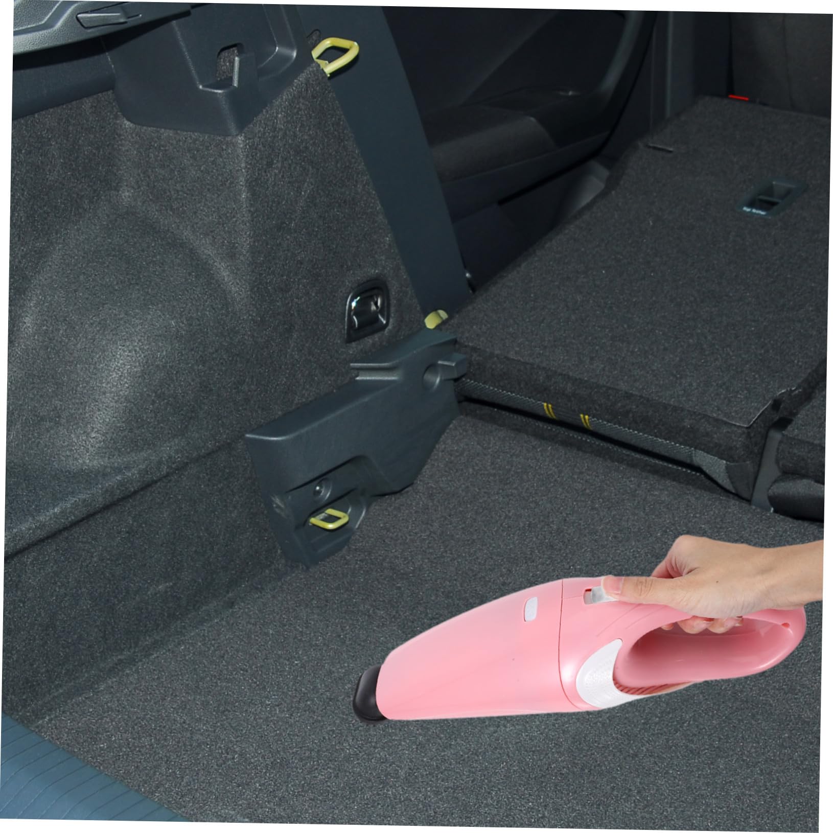 Cabilock Aspiradora de Coche Portátil de Mano Carga USB para Uso Seco y Húmedo para Limpieza de Vehículos y Hogar Miniaspiradora