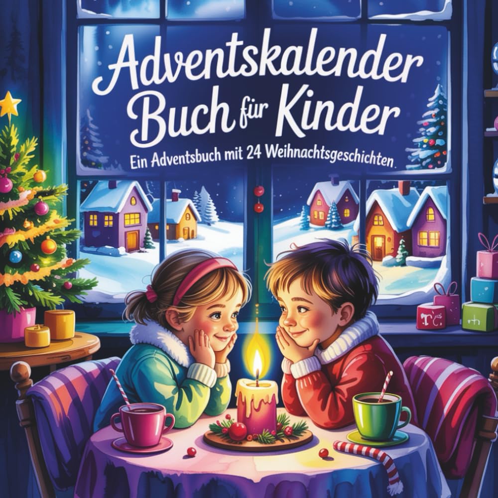 Adventskalender Buch für Kinder: Ein Adventsbuch mit 24 Weihnachtsgeschichten - jeden Tag eine neue Geschichte, eine kleine Aufgabe und ganz viel Weihnachtszauber