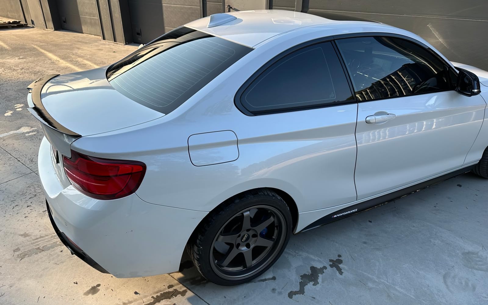F22 M4 Look lucido nero spoiler posteriore per 2 2014-2021 M Tuning Coupé 2 ante 218i 220i 230i 240i m240i 218d 220d 230d 240d m240d plastica ABS