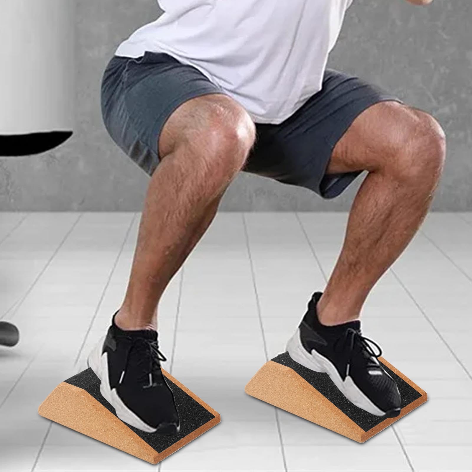 Klin do przysiadów, przysiad klinowy Wedge pięty do przysiadów | Ergonomiczna mobilność kostki, tablica podnoszą
