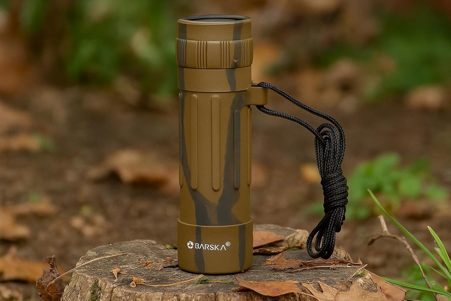 Barska 10x25 Lucid View Monocular – Compact Lightweight 10x Magnification with Fully Coated Optics, BK7 Roof Prism, Slip-Resistant Rubber Armor, Ideal for Travel, Hiking, Bird Watching