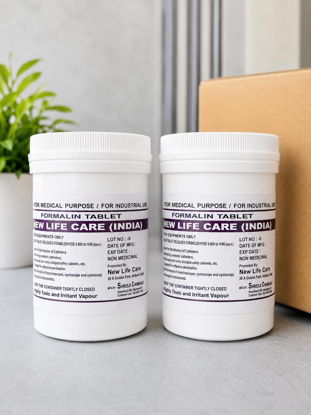 New Life Care India -Pack of 2 (200 Tabs) Formalin Tablet For Vapour Sterilisation Of Equipments-image-21