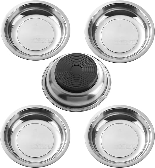CYEAH 5 Piece Bowl Trays Set, 4" Round