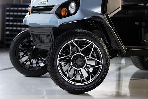 Miniatura 5 de GTW Stellar - Rueda de aluminio para carrito de golf de 15 pulgadas de 15 x 7 pulgadas, 4-4 pernos  desplazamiento 34 (negro matemecanizado)