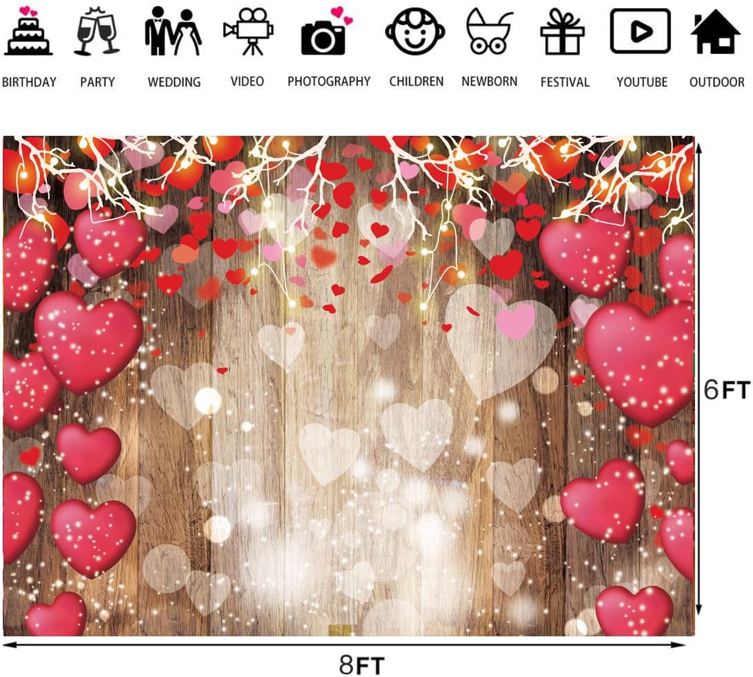 Get Cheap Price LTLYH 8x6ft Valentine's Day Wood Photography Backdrops Mother's Day Wedding Bridal Shower Wedding Anniversary Party Girl Birthday Decor Supplies Vinyl 125… 🔥 Cashback up to 70% LTLYH 8x6ft Valentine's Day Wood Photography Backdrops Mother's Day Wedding Bridal Shower Wedding Anniversary Party Girl Birthday Decor Supplies Vinyl 125…