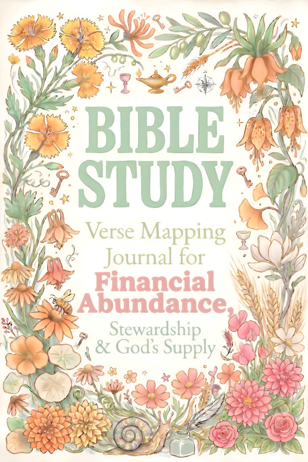 BIBLE STUDY FOR FINANCIAL ABUNDANCE, STEWARDSHIP & GOD'S SUPPLY: VERSE MAPPING & 52-WEEK GUIDED PRAYER BOOK: Devotional Faith-Based Reflection & ... Through Faith-Based Scripture & Reflection)