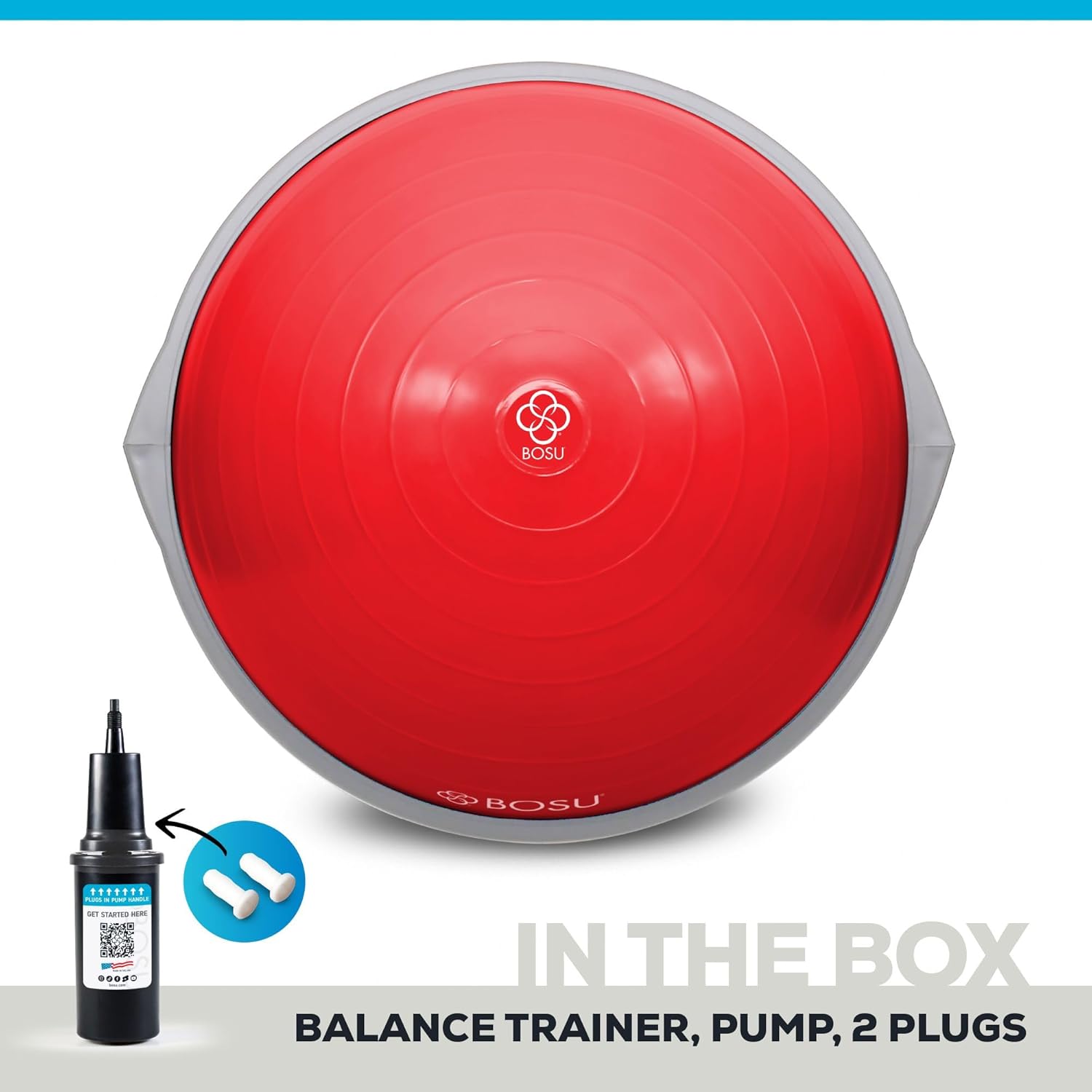 BOSU® Home Balance Trainer, 65cm "The Original" - Red/Gray