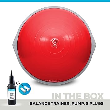 BOSU Home Balance Trainer, 65cm The Original - Red/Gray