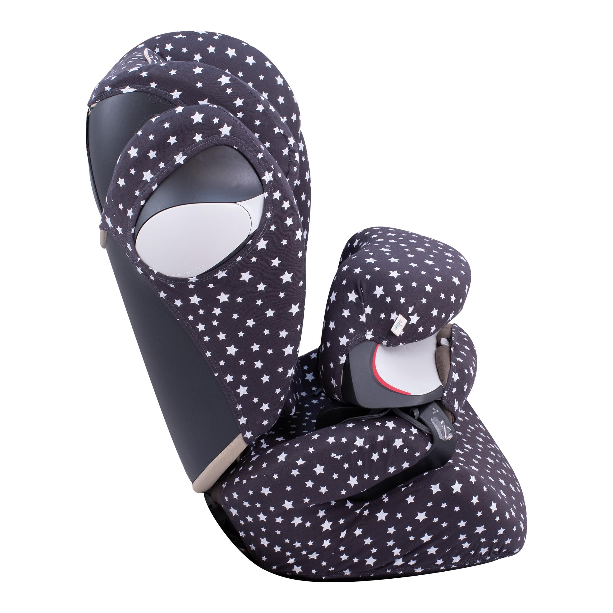 JYOKO KIDS Pokrowiec na fotelik samochodowy kompatybilny z Cybex Pallas M - S Fix (Winter Sky)