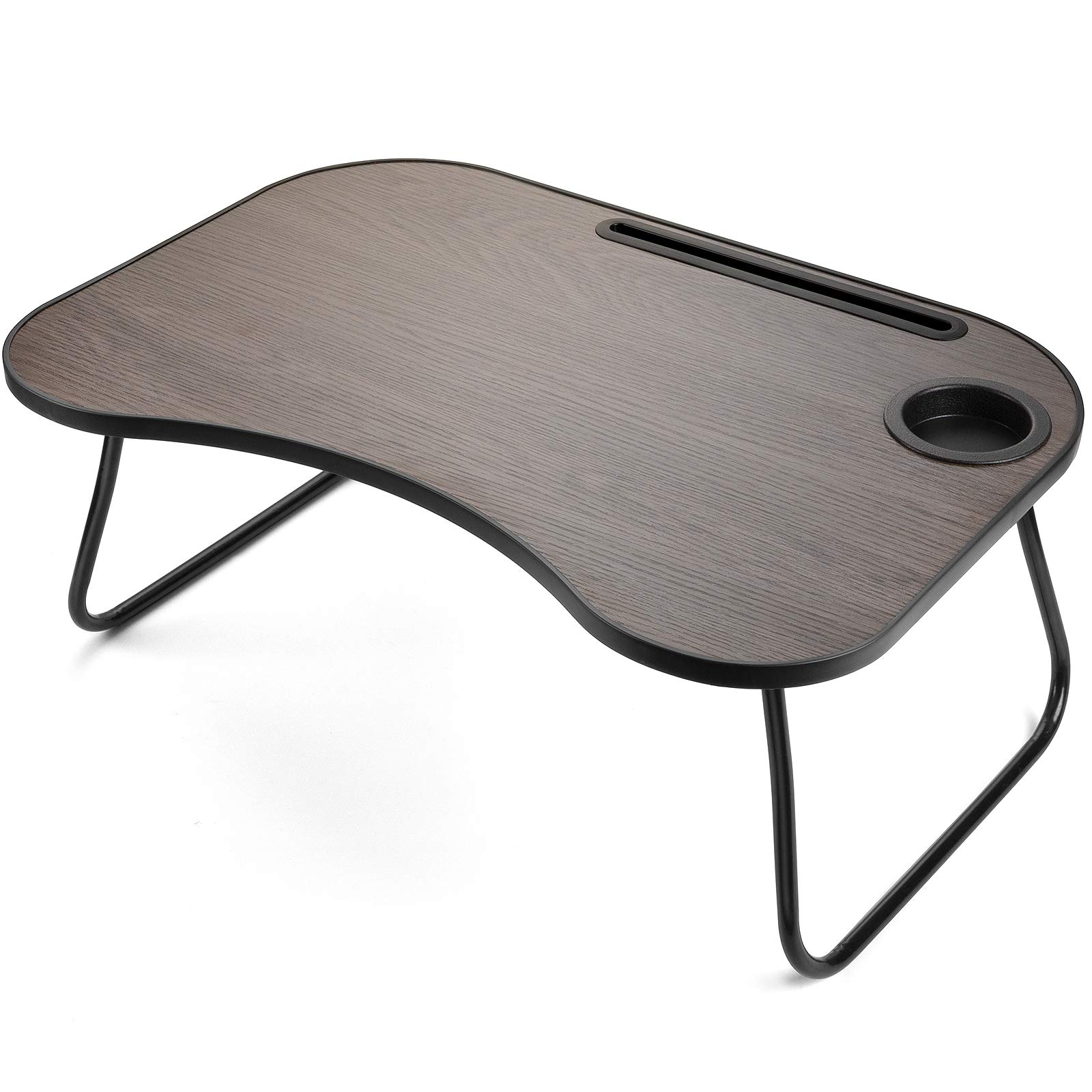 Buy HUANUO Folding Laptop Desk for Bed with Slot and Cup Holder