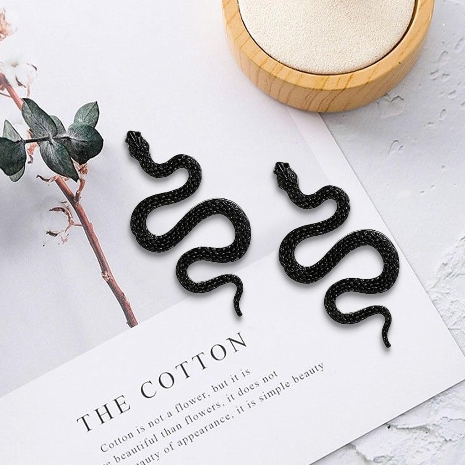 Snake Earrings for Women, Mothers Day Gifts for Women, Long Serpent Reputation Punk Gothic Earrings for Teen Girls, Vintage Snake Jewelry Inspired Fans Gift - Image 4