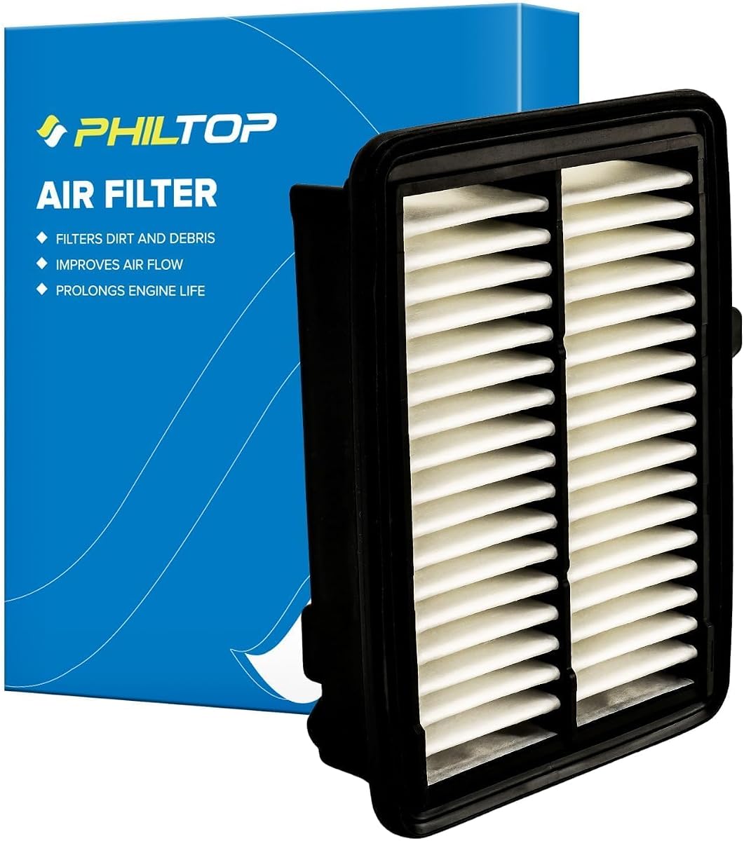 PHILTOP Engine Air Filter, Compatible with CA11949 Honda Fit 2015 2016 2017 2018 2019 2020, Improve Engine Performance, Rigid Panel