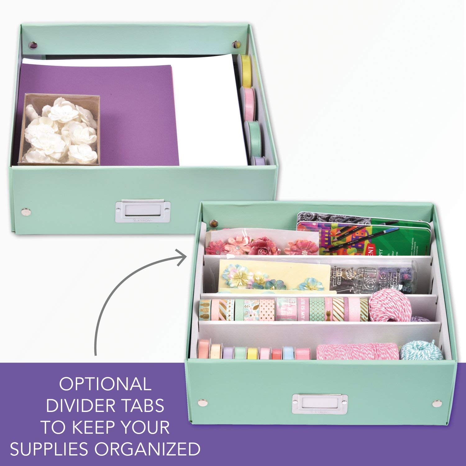 置物 Crron DURHAND Wall Mount Organizer with Removable Bins - 33-Piece