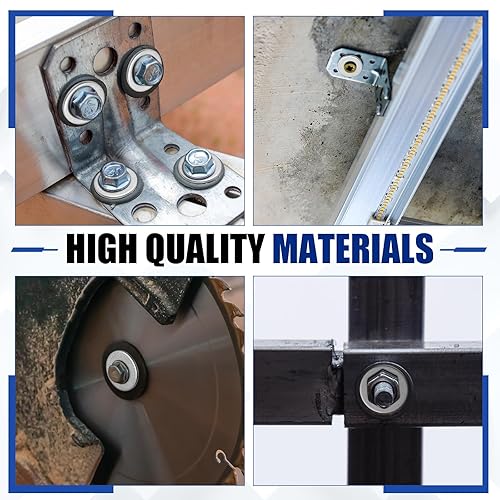 Miniatura 4 de Yaocom 200 arandelas de guardabarros de zinc de grosor para madera y ambiente húmedo (18 pulgadas x 34 pulgadas)