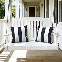 Vista 2 de LVTXIII - Juego de fundas para cojines de sofá, patio o sillón de exteriores, cuadradas y decorativas, 2 unidades de 16" x 16", sin relleno