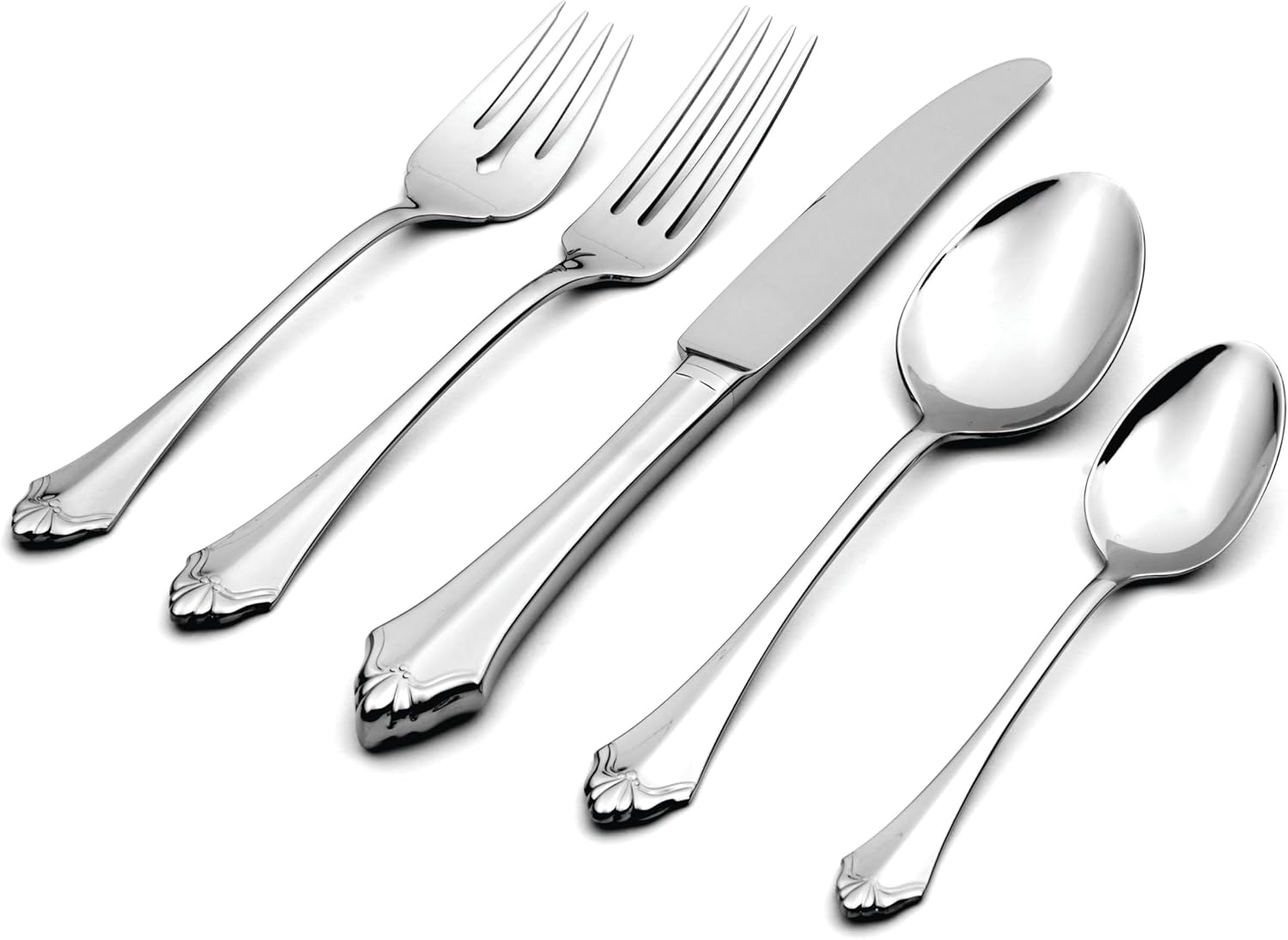 Oneida Kenwood Fine Flatware Set, 18/8 Stainless, Set of 4