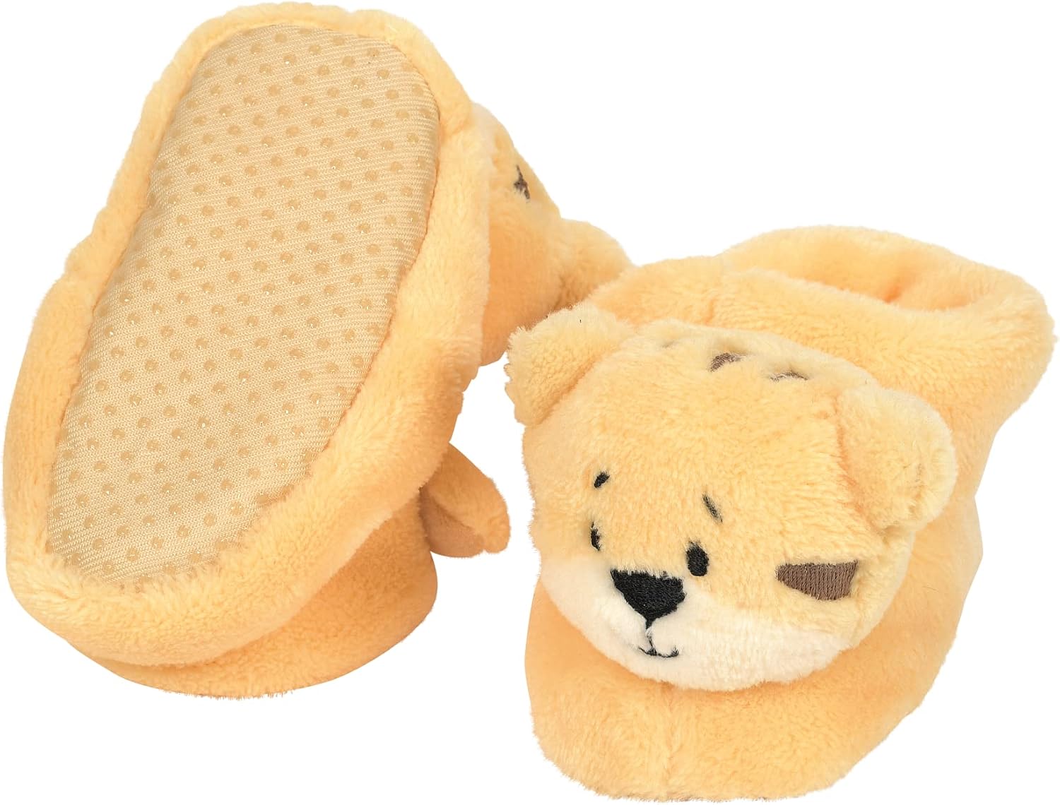 Enesco Izzy and Oliver New Baby Infant Tiger Character Super Soft Booties, Light Orange, One Size