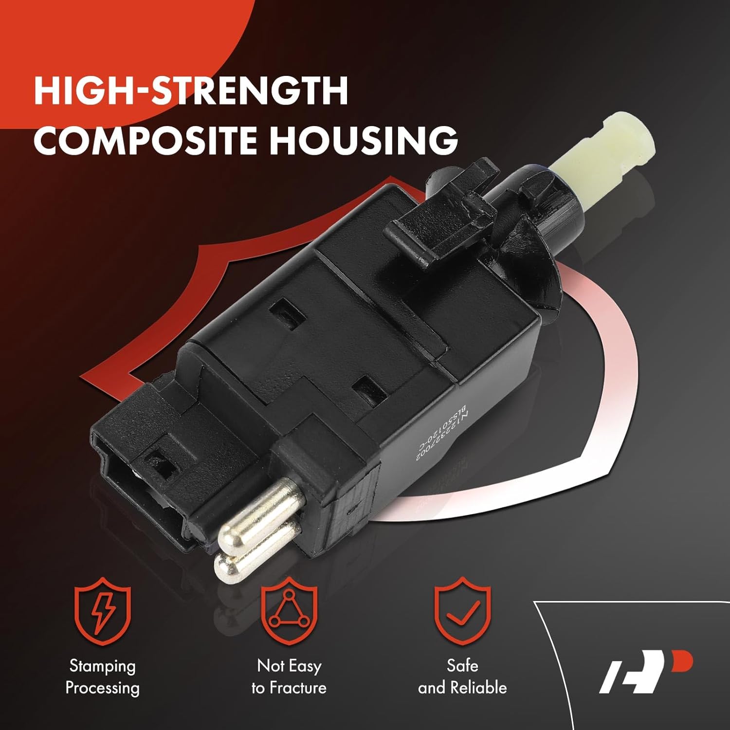 A-Premium Brake Light Switch Lamp Compatible with Mercedes-Benz C220 C230 C280 C36 C43 AMG, E300 E320 E420 E500 E55 AMG, S320 S350 S420 S500 S600 SL320, SLK230 SLK32 AMG & Chrysler Crossfire, 4 Pins