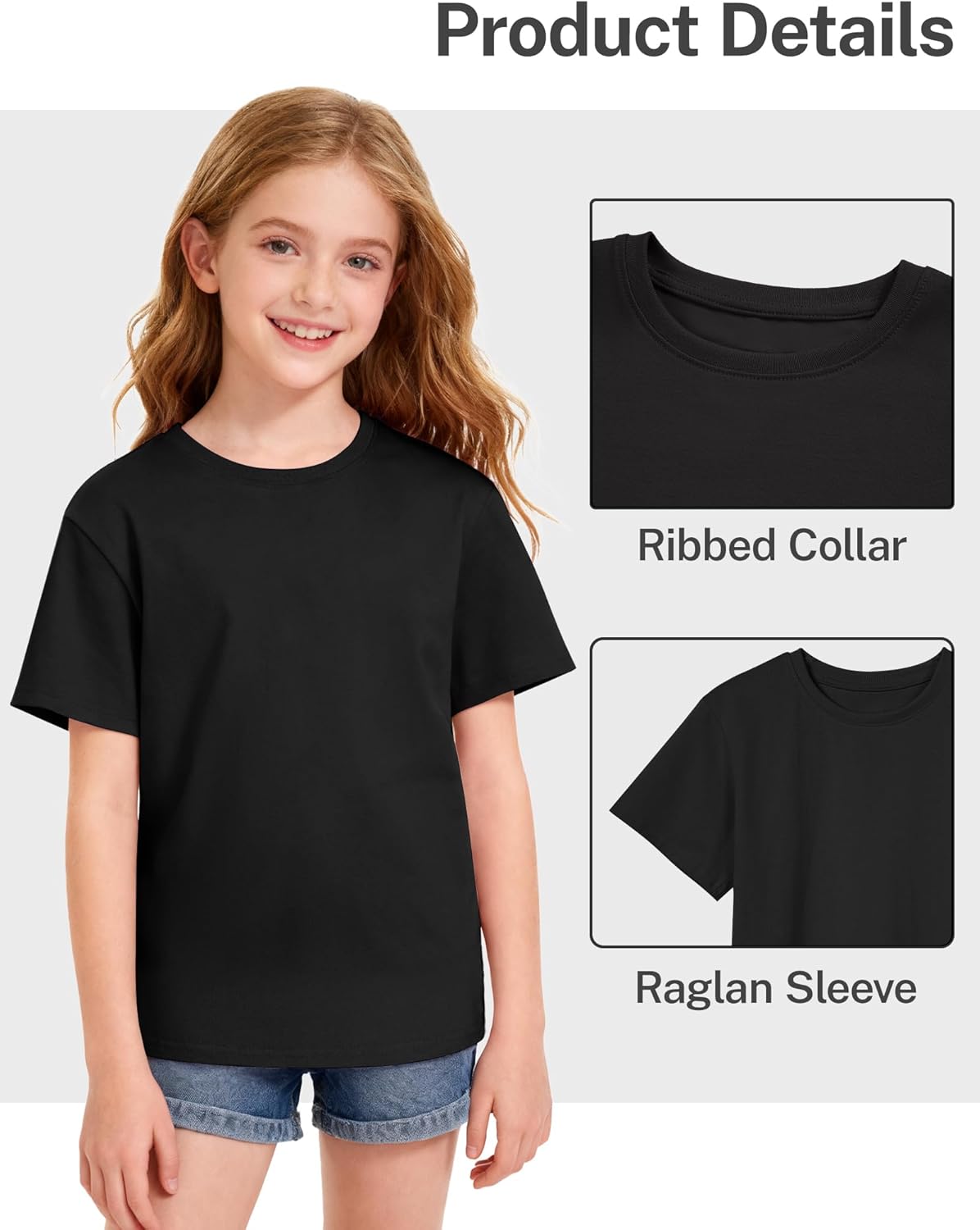 Girls Short Sleeve T-Shirts Oversize Top Shirt for Tween Girl Trendy Clothes Size 5-14 Years - Image 6