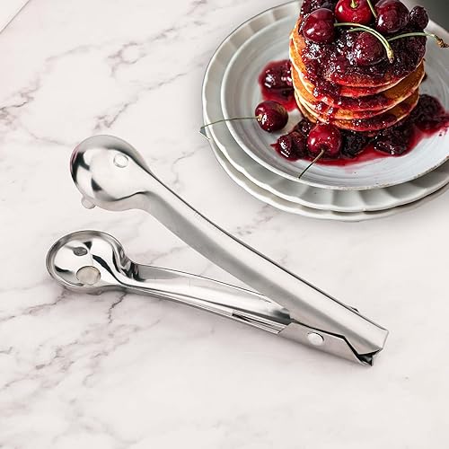 Miniatura 4 de 2 herramientas de descarador de cereza, removedor de semillas de cereza de acero inoxidable, portátil, núcleo de cereza, herramienta de picadura de