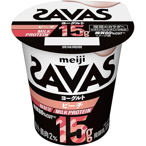 明治 ザバス MILK PROTEIN ヨーグルト 脂肪0 ピーチ