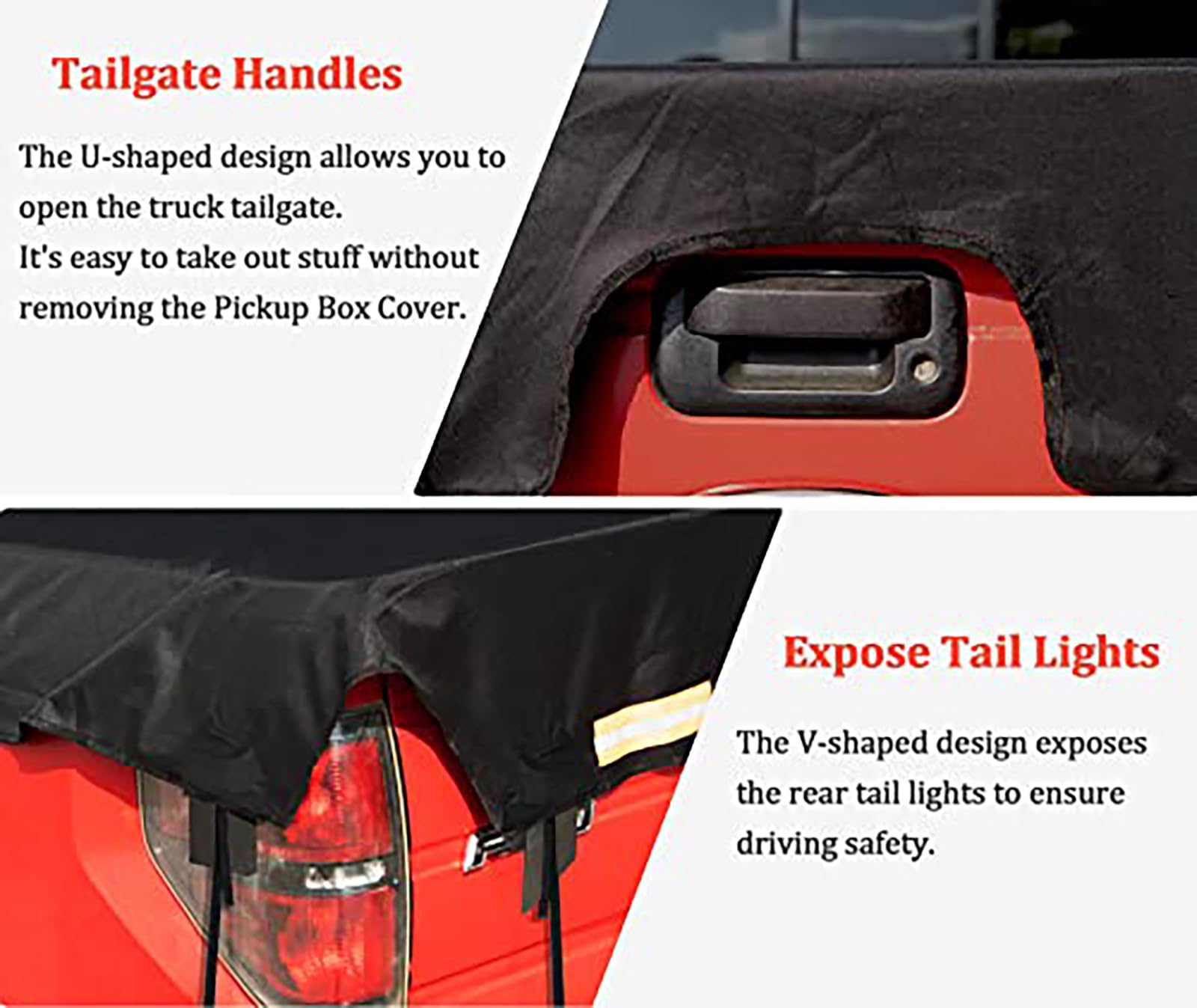Copertura Cassone di Pick-up per Mitsubishi L200 Triton 2019-2024,Tessuto Oxford Protettivo,Copertura Robusta per Cassone Pickup,Impermeabile,A/L177*W185