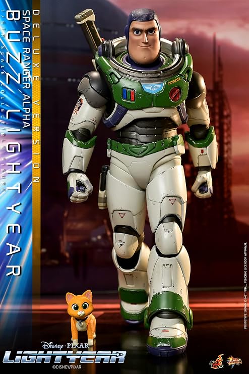 Movie Masterpiece Buzz Lightyear Space Ranger Alpha / Deluxe Edition, 1/6 Scale Figure, White, Approx. 11.8 inches 30 cm Tall