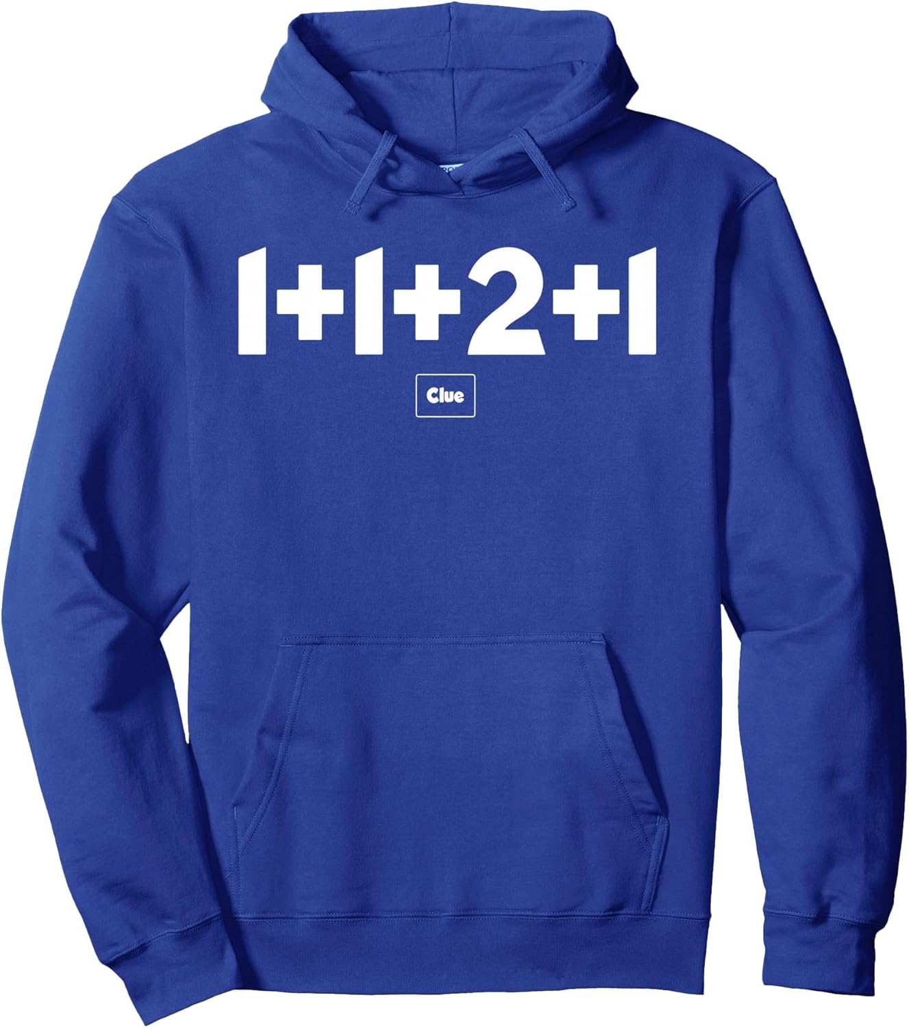 Funny A Clue - White 1980s For Men Women Pullover Hoodie