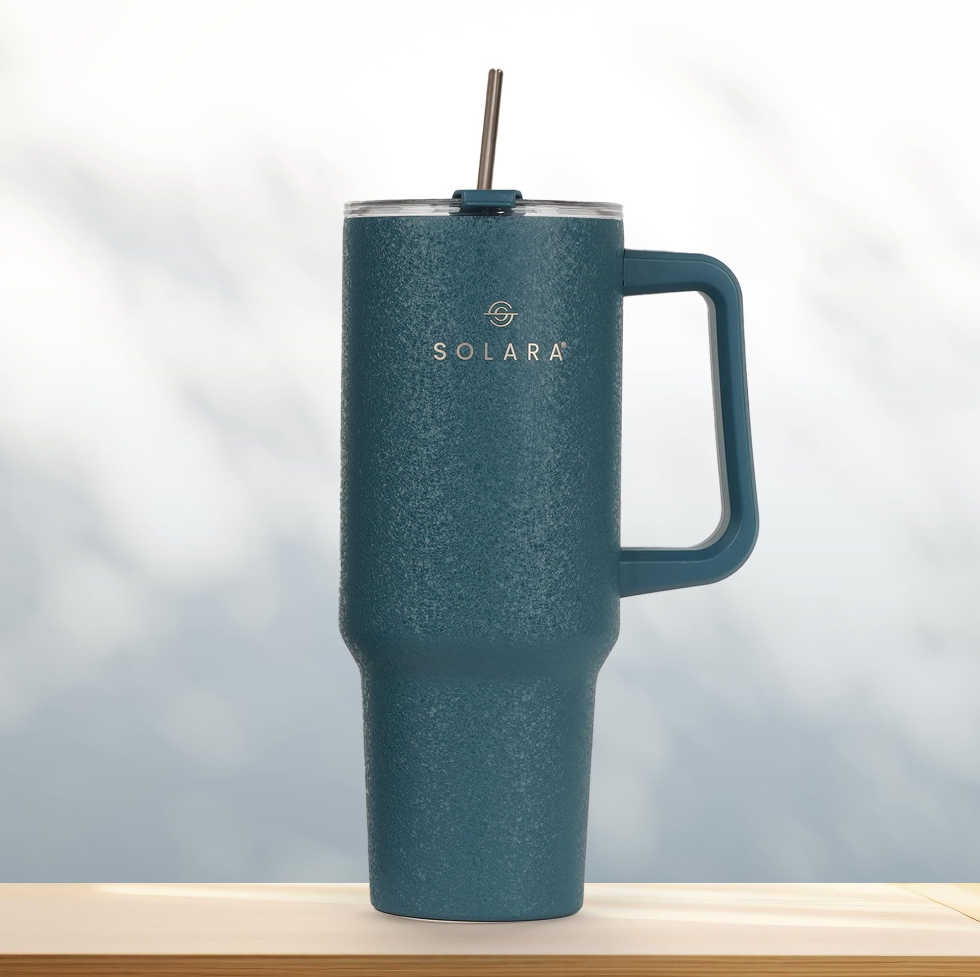 SOLARA Elixir 1200ml Insulated Tumbler with Straw and Lid, Sipper Water Bottle for Adults, Tumbler Bottle, 40oz Stainless Steel Tumblers for Hot and Cold, Coffee Travel Mug, Office, Bezel