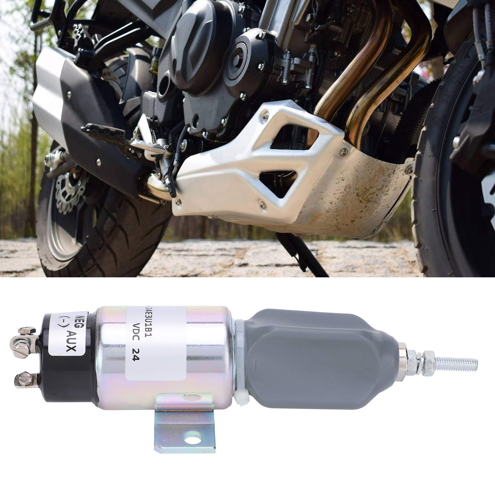 Motore Elettrico Solenoide di spegnimento del carburante DC 24V 1751-24E3U1B1 Elettrovalvola di spegnimento del motore elettrico di arresto compatibile per MG500 / MG530