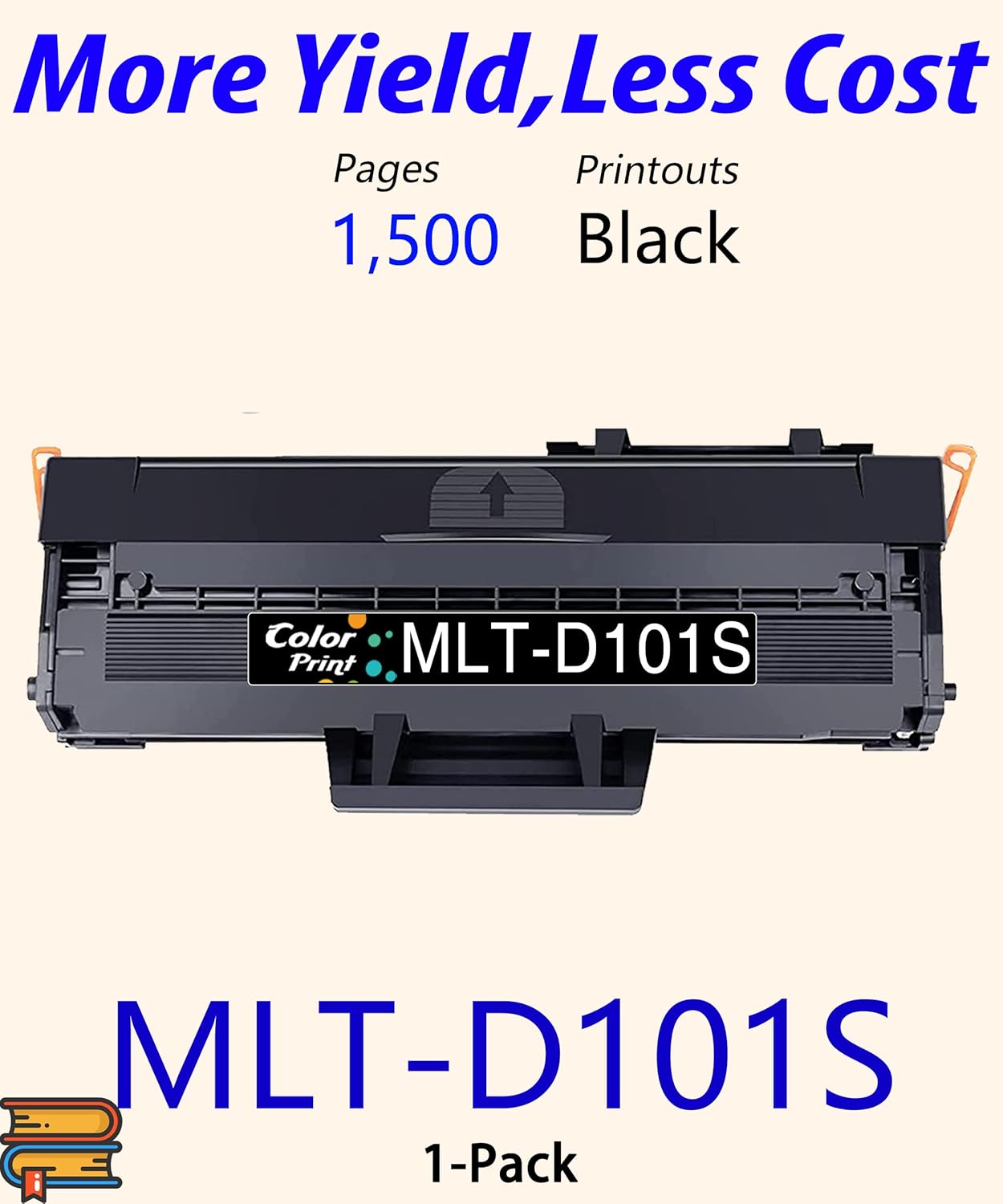 Compatible Toner Cartridge Replacement for Samsung MLT-D101S 101S MLTD101S D101S for ML-2166W ML-2160 ML-2165 SCX-3405W ML-2165W SCX-3405FW SCX-3400 SF-760P 3405FW Printer (1-Pack,Black)