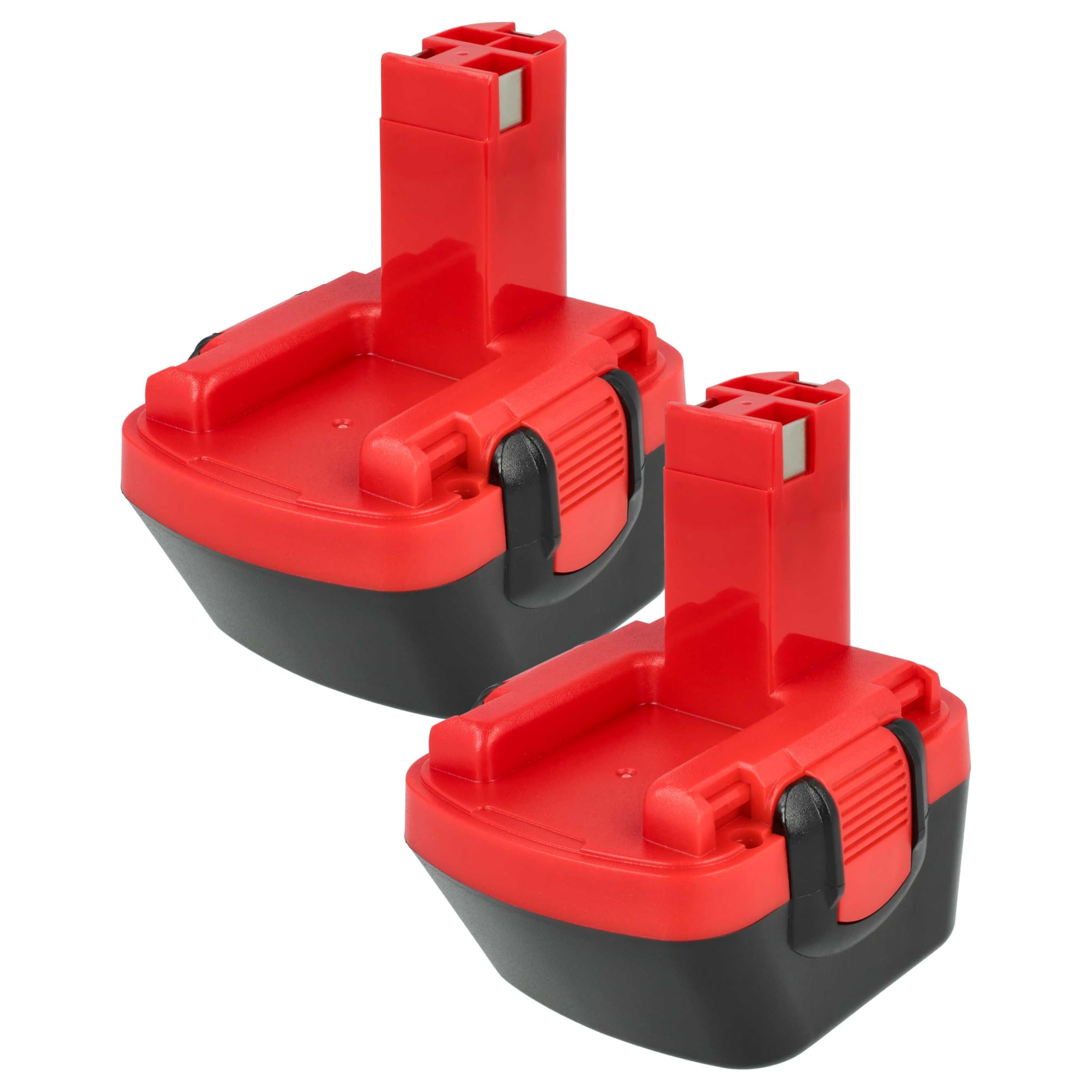 2x batteria compatibile con Strapex STB65, STB63, STB61 utensile (3300 mAh, NiMH, 12 V)