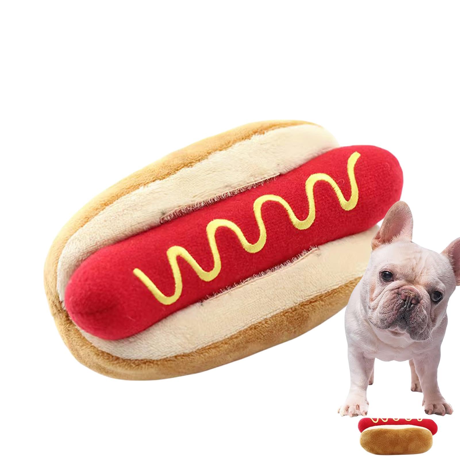 Amazon | ホットドッグのぬいぐるみ、豪華なホットドッグ