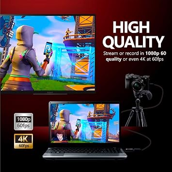 UCEC CAM NOVA Video Capture Card, 1080P 4K HDMI Video Capture Card