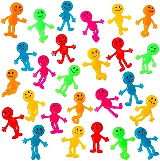 مجموعة ألعاب مطاطية بألوان مرحة متنوعة (25/50/100 قطعة) من كيدز زون، كرة لزجة وقابلة للتمدد تتميز بقوام لزج، لعبة تخفيف التوتر والقلق، رائعة للحفلات وحشو شراب الكريسماس (25)