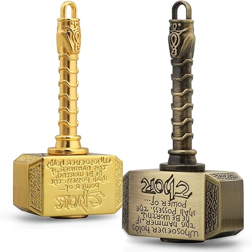 Cool Hammer Fidget Spinners - Juguete de metal para niños y adultos cadena de dedo de mano inquieta cubo infinito transiformable para TDAH autismo