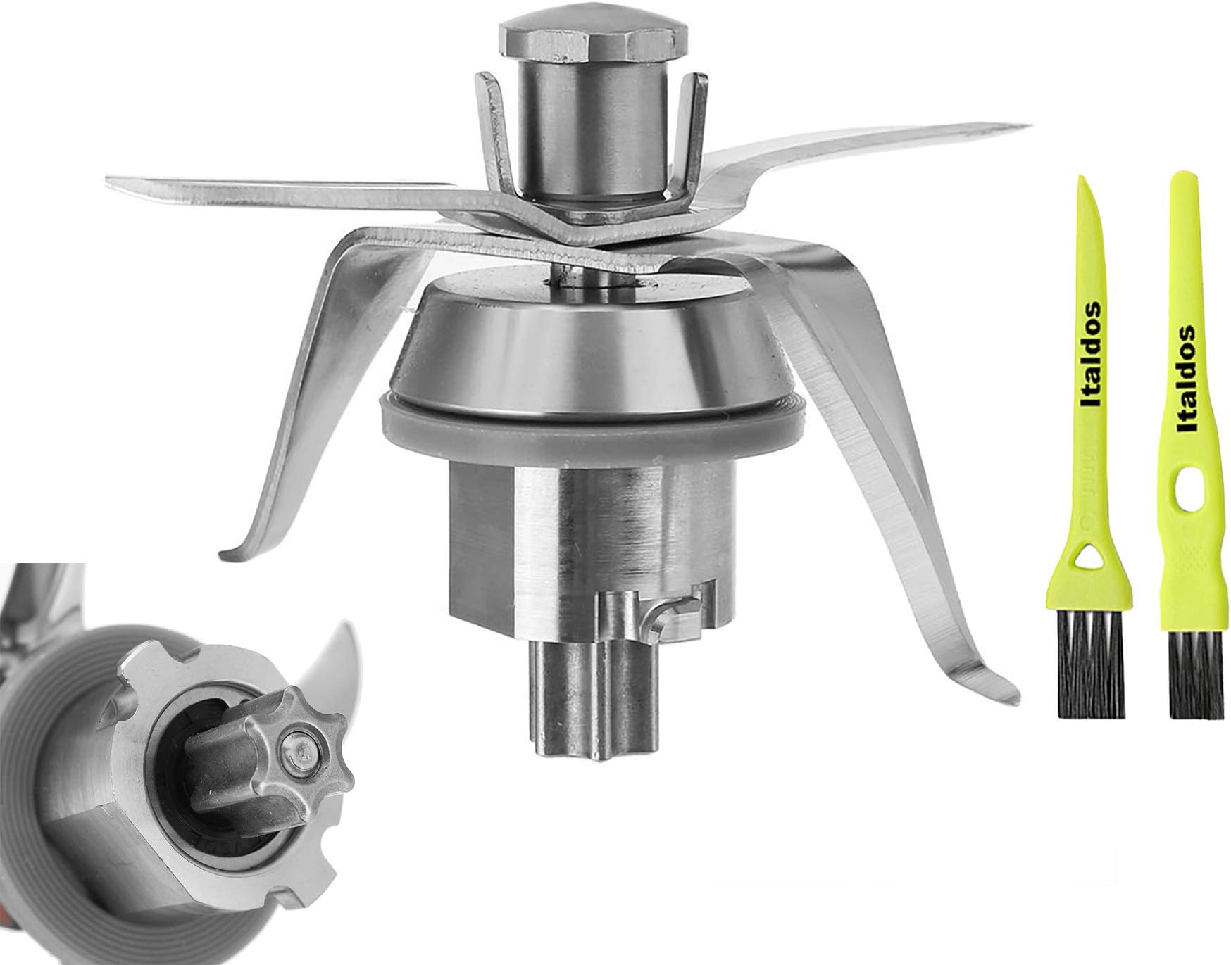 Groupe Couteaux Lames 4 Dents Compatible Vorwerk Thermomix TM31 - Acier Inox 304